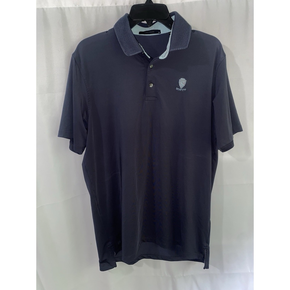 Greyson Polo Shirt Mens Medium Gray Performance Golf‎ Scioto